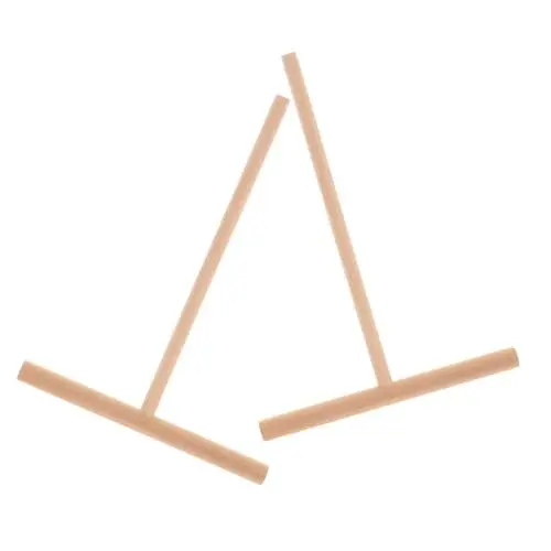 Produktbild: LAPYAPPE 2stücke Holz-pfannkuchen-spreader Ergonomische Crepe-wender Aus Buchenholz Hitzebeständig Und Einfach Zu Lagern Für Pfannkuchen Und Eierkuchen