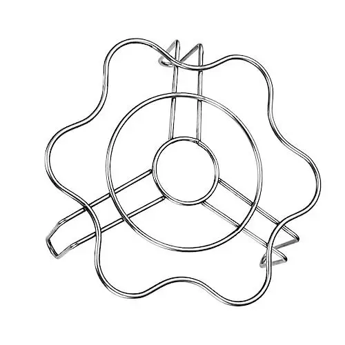 Produktbild: LAPYAPPE Edelstahl Dampfgarer Eier Rack Multifunktionales Steamer Tray Für Gemüse Reis Und Eier Hitzebeständig Für Schnellkochtöpfe Und Dampfgarer Küchenzubehör Für Zuhause Und