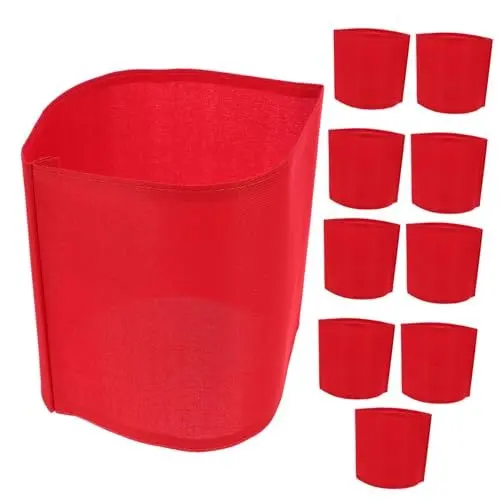 Produktbild: LAPYAPPE Kapitänsbinde 10 Stück Verstellbare Armbinde Für Sport Elastisches Material Blanko Armband Für Fußball Schulmannschaften Für Wettkämpfe Veranstaltungen