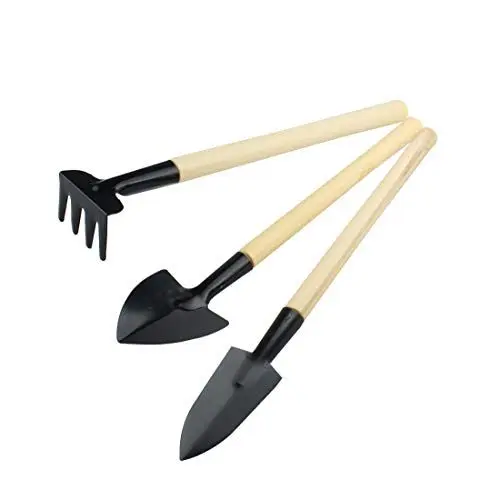 Produktbild: Larcele 3 Stücke Set Mini Gartengeräte YYGJ-01 MEHRWEG
