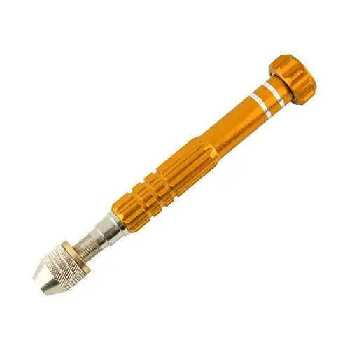 Produktbild: Larcele Mini Bohrmaschine Pin Vise Handbohr für Handwerkliches Schnitzen zum Selbermachen SDZKQ-02 (Gold)