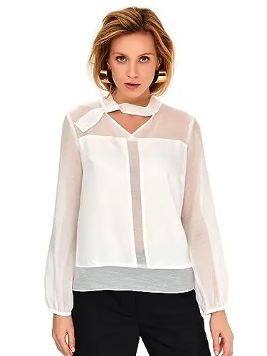 Produktbild: LARIME Damen Bluse Dylan Ecru Farbe Größe 44