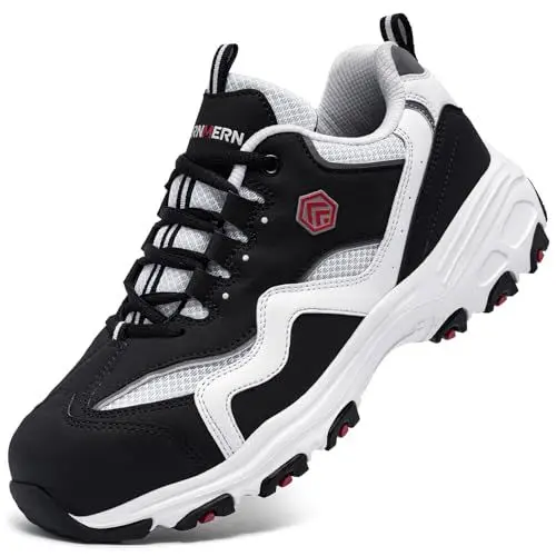 Produktbild: LARNMERN Sicherheitsschuhe Herren Damen,L91169 SBP SRA Leicht Atmungsaktiv Arbeitsschuhe Schutzschuhe Anti-Punktion 39 EU,Weiß SBP