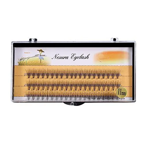 Produktbild: Lashes Einzeln Nesura 60Pcs Diy Wimpern Einzeln Für Wimpernverlängerung, Künstliche Wimpern, Individual Lashes, Wimpernbüschel Cluster-Wimpern, Einzelne Peitsche Volumen 3D Fans Na