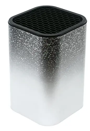 Produktbild: Lashuma Kochmesser Aufbewahrung 9x9 cm, Messerhalter mittel groß, Farbe: Silber, Block Höhe: 14 cm