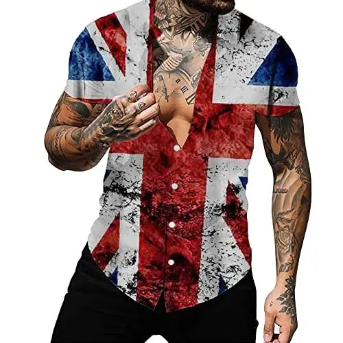 Produktbild: Last Minute Angebote Von Muscle Fit T-Shirt Herren T Shirt Langarm Schwarz 4XL Unterziehshirts Weiße Männer My Orders