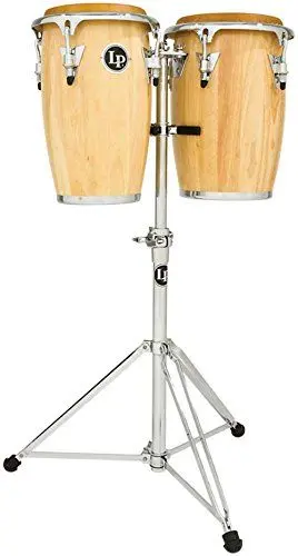 Produktbild: Latin Percussion Congaset Junior Congas 8“ + 9“, LP-JRX-AW, Natural, chrome Hardware
