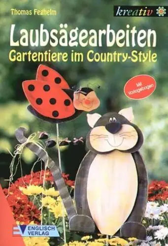 Produktbild: Laubsägearbeiten, Gartentiere im Country-Style