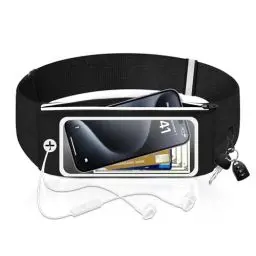 Produktbild: Laufgürtel für Handy Lauftasche Jogging,Bauchtasche Handy Hüfttasche,Handytasche Laufen Running Belt zum Joggen 3 Taschen Fitnessgürtel Handytasche Sportgürtel Lauftasche für Fitness, Radfahren 7,0