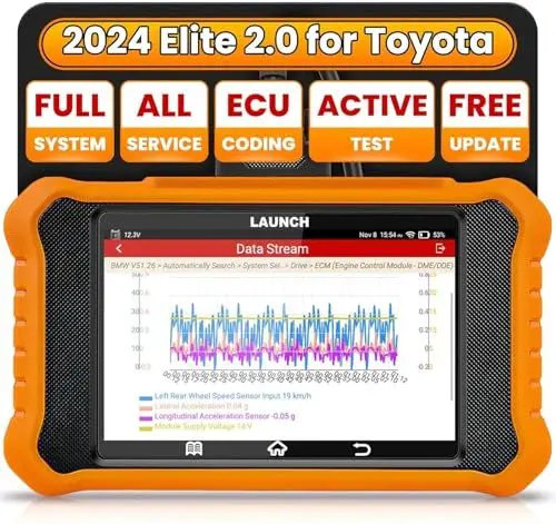 Produktbild: LAUNCH Creader Elite 2.0 OBD2 Diagnosegerät für Toyota für Lexus die gleiche Funktion wie LAUNCH X431 launch diagnosegerät Auto,vollständige System,50+ Reset-Funktion,aktiver Test,ECU-Codierung