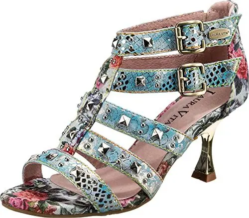 Produktbild: LAURA VITA Damen HACO 01 Heeled Sandal, Bleu, 38 EU