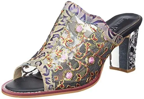 Produktbild: Laura Vita Damen Ledao 07 Mule, Schwarz, 37 EU