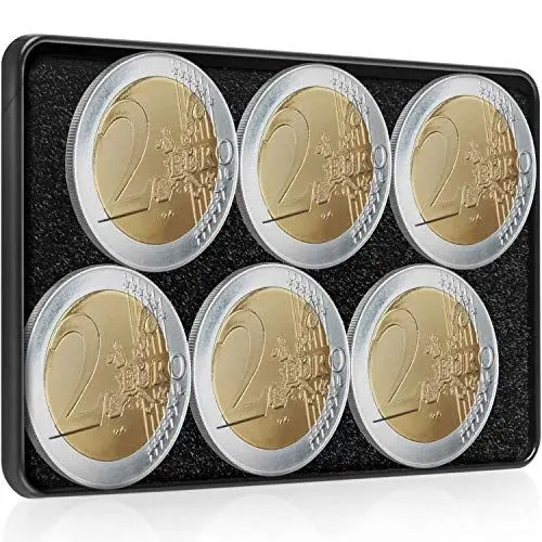 Produktbild: KNIGGE Lautloses Münzfach für Slim Wallets - Coin Case/Coin Card für 12€ Münzwert –Kleingeld Aufbewahrung u. Universales Kleingeldfach für Kreditkartenetuis, Mini Wallets, Kartenetuis, Geldbeutel