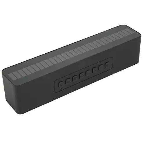 Produktbild: Lautsprecher, SoundBox LED Bunte Lichter, Tragbarer, Multifunktionaler, Kabelloser Subwoofer mit Akku mit Großer Kapazität für Zuhause, Im Freien und auf Reisen (Black)