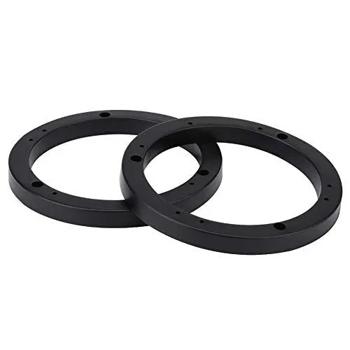 Produktbild: Lautsprecherdichtungen, 2PCS Universal 15cm OD Lautsprecher Adapterringe Schwarz für Auto