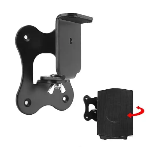 Produktbild: Lautsprecher-Wandhalterungen für HW Q930B HW Q930C HW Q990B HW Q990C SX Q990B, Verstellbare Wandhalterung aus Metall, Platzsparendes Design, Stabile Unterstützung