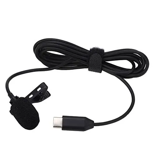 Produktbild: Lavalier-Mikrofon mit Kugelcharakteristik, Revers-Auto-Kühlmittelthermostat mit O-Ring 050121113C Professionelles Typ-C-Kondensator-Clip-On-Mikrofon für ONE RS