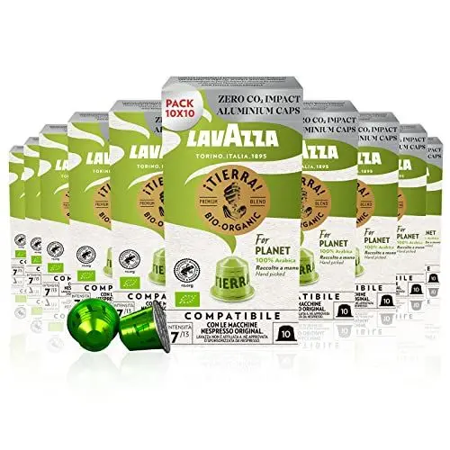 Produktbild: Lavazza Tierra for Planet Arabica-Bohnen, Bio-Organic, 10 Kapseln