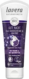 Produktbild: lavera Gute Nacht 2in1 Handcreme & -maske - zertifizierte Naturkosmetik - vegan - Bio Traube & Bio Shea Butter - 75ml