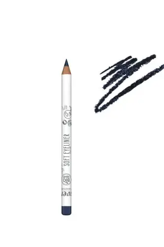 Produktbild: lavera Soft Eyeliner - Blue 04 - Naturkosmetik - Komfortable Anwendung - Frei von Silikonen - Frei von Mineralöl - Vegan - Bio-Jojobaöl & Bio-Sonnenblumenöl - 1,14g