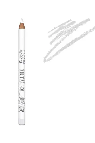 Produktbild: lavera Soft Eyeliner - White 06 - Naturkosmetik - Komfortable Anwendung - Frei von Silikonen - Frei von Mineralöl - Vegan - Bio-Jojobaöl & Bio-Sonnenblumenöl - 1,14g