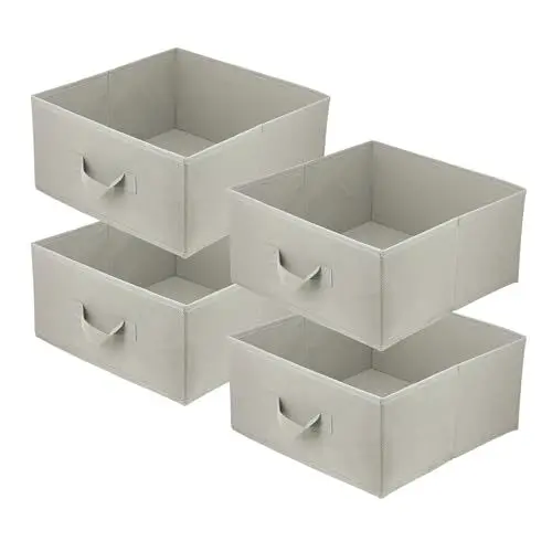 Produktbild: lavita Storage Box | Faltbare Aufbewahrung Boxen 31 x 31 x 15 cm | Schubladen-Organizer Box | Ordnungssysteme fr Kleidung | Kleideraufbewahrung & Organisation | 4 Stück Hellbraun