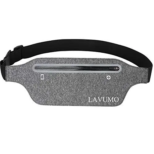 Produktbild: LAVUMO Sport Hüfttasche Lauftasche Handy Jogging Laufgürtel Damen Herren Bauchtasche Belt für iPhone 16 Pro Max Plus 15 14 13 12 Samsung S25 S24 Ultra Huawei Smartphone unter 7,0