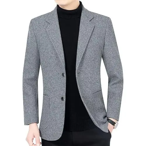 Produktbild: Lay U HOME Frühling und Herbst mittleren Alters Männer Anzug Business Casual dad tragen one-Piece Suit Jacket