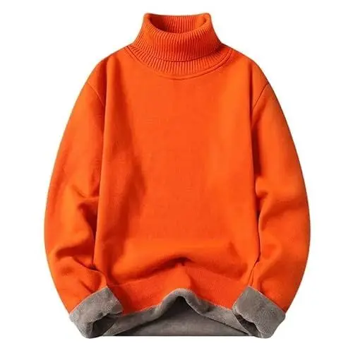Produktbild: Lay U HOME Herbst Winter Rollkragen Pullover Männer Fashion Slim Fit Gestrickte Pullover Mens Solide Farbe Warme Stricken Pullover Pullover