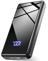 Produktbild: Lazci Power Bank, 22,5W Powerbank 20000mAh mit USB-C Input & Output, PD 3.0 QC 4.0 Externer Handyakkus, Kompatibel mit iPhone, Samsung Galaxy, iPad und Mehr - Schwarz