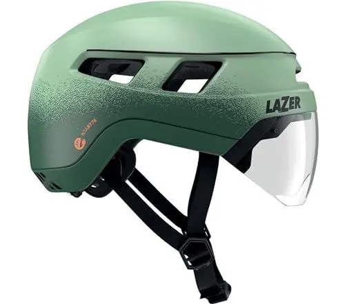 Produktbild: Lazer Urbanize Nta MIPS Led Grün - Hochwertiger moderner MIPS E-Bike Helm, Größe M - Farbe Matte Green
