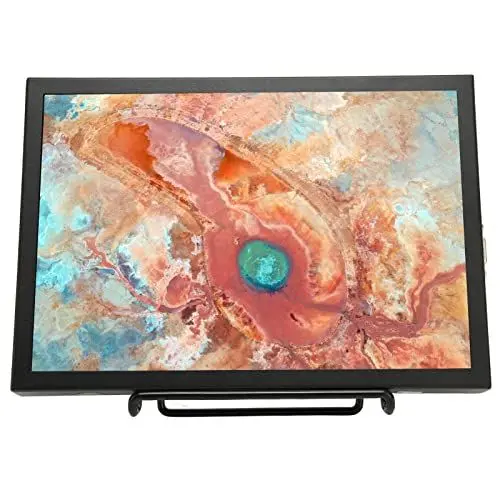 Produktbild: Lazmin112 Tragbarer, FHD 1920 X 1280 IPS-Bildschirm Laptop-, Externer Computerbildschirm mit Klappständer, PC, für PS3, für, für Switch(EU-STECKER)