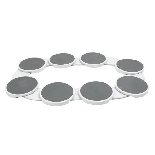 Produktbild: Lazy Susan-Drehteller, 360-Grad-Drehteller-Regal, Speisekammer-Organisation, Erweiterbarer Küchenarbeitsplatten-Drehteller Lazy Susan-Organizer für Rechteckige und Längliche Tische