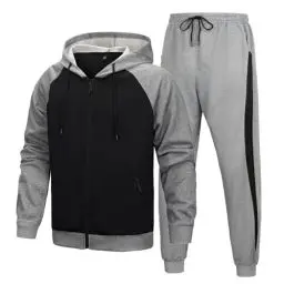 Produktbild: LBL Trainingsanzug Herren Jogginganzug Sportanzug Freizeitanzug Tracksuit für Fitness Fußball enthalten Trainingsjacke Jogginghose