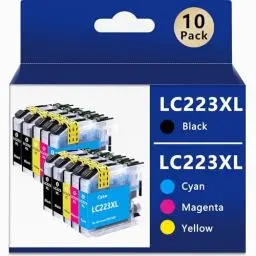 Produktbild: LC223 Kompatibel für Brother LC223 LC223 XL Druckerpatronen für Brother MFC J4420DW DCP J4120DW MFC J4620DW MFC J5320DW Drucker (10er Pack)