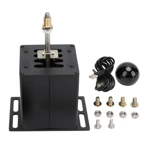 Produktbild: Ldafava H-Gangschaltung, Rennspiel-Schalthebel mit USB-Schnittstelle, kompatibel mit G29, G27, G25, G920, T300RS GT, optimal für 2.0, WRC, EST, LFS, Project Cars