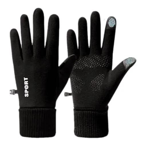 Produktbild: LdawyDE Reithandschuhe Thermo Handschuhe Handy Touch Winterhandschuhe Thermohandschuhe Fahrradhandschuhe Laufhandschuhe Winterreithandschuhe Herren Damen Winter Warm Winddichte Handschuhe