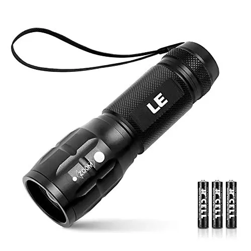 Produktbild: Lighting EVER LE LED Taschenlampe Klein, Extrem Hell & Zoombar Mini Taschenlampen Batteriebetrieben für Kinder, Wasserdichte Handlampe für Camping, Outdoor, Notfälle (2er-Pack)