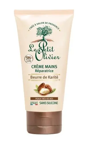 Produktbild: LE PETIT OLIVIER - Handcreme, repariert & spendet Feuchtigkeit – für sehr trockene Haut – 98% natürlichen Ursprungs – ohne Silikon – 75 ml