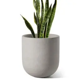 Produktbild: LE TAUCI Übertöpfe Keramik Gross, 25 cm Durchmesser groß Töpfe, Blumentopf für Zimmerpflanzen mit Abflussloch, Flower Planter Pots with Drainage Hole and Plug, Grau