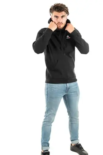 Produktbild: Le Coq Sportif Unisex ESS Hoody No.2 M Schwarz Kapuzenpullover, XL