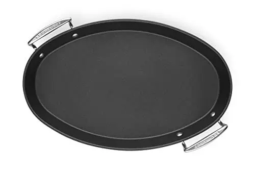 Produktbild: Le Creuset Aluminium-Antihaft ovale Pfanne, Ø 40 cm, Für alle Herdarten inkl. Induktion geeignet, Anthrazit/Silber, 52105400010101