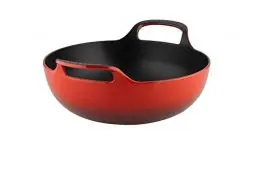 Produktbild: Le Creuset Balti Dish aus Gusseisen, 24 cm, 2,7 Liter, Kirschrot, 20142240600460