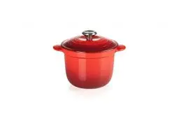 Produktbild: Le Creuset Cocotte Every aus Gusseisen mit Poteriedeckel, 18 cm, 2 Liter, Kirschrot, 41110180600460