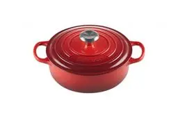 Produktbild: Le Creuset Gourmet Bräter aus Gusseisen, 24 cm, Kirschrot, 21179240602430