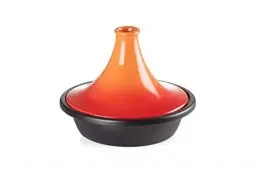 Produktbild: Le Creuset Gusseisen-Tagine, Rund, Ø 31 cm, Für alle Herdarten, Induktion und Backofen geeignet, Ofenrot 25138310900422