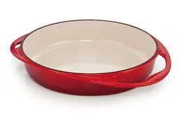 Produktbild: Le Creuset Gusseisen Tatin-Backform, Rund, Ø 25 cm, Für alle Herdarten inkl. Induktion geeignet, 2,13 kg, Kirschrot, 20129250602460