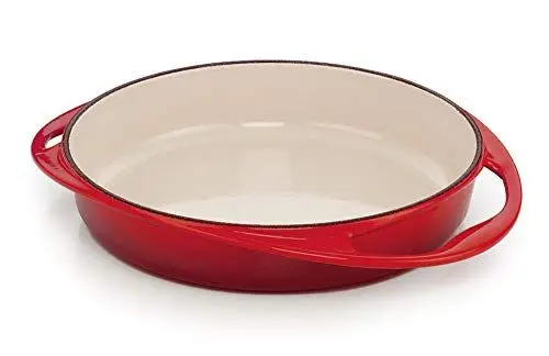 Produktbild: Le Creuset Gusseisen Tatin-Backform, Rund, Ø 25 cm, Für alle Herdarten inkl. Induktion geeignet, 2,13 kg, Kirschrot, 20129250602460