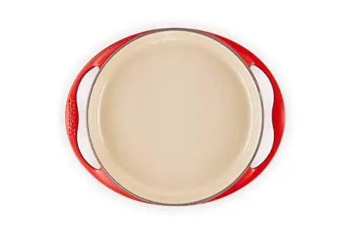 Produktbild: Le Creuset Gusseisen Tatin-Backform, Rund, Ø 28 cm, Für alle Herdarten inkl. Induktion geeignet, 2,6 Liter, Kirschrot, 20129280602460