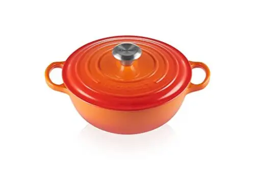 Produktbild: Le Creuset La Marmite aus Gusseisen, 24cm, Ofenrot, 21114240900430